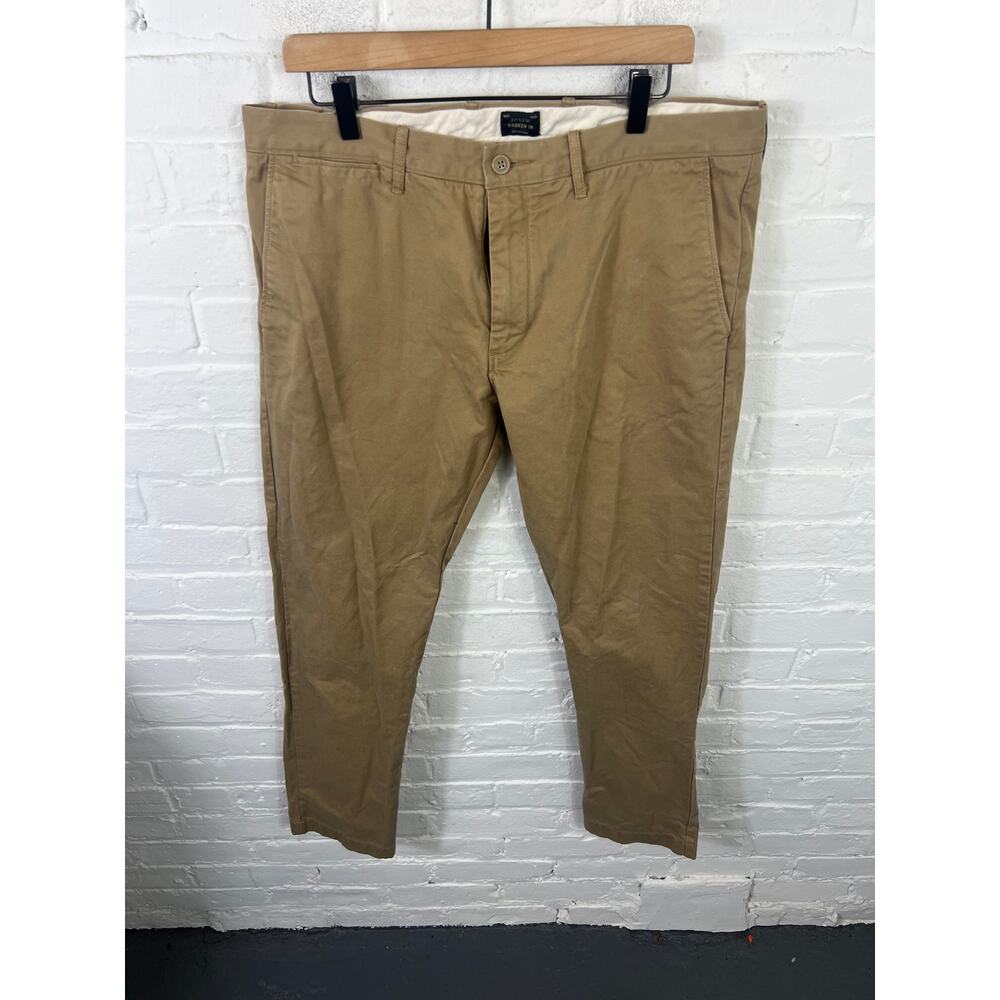 J. Crew Men's 848 Broken in Chino Pants Straight Leg Brown Size 36/32